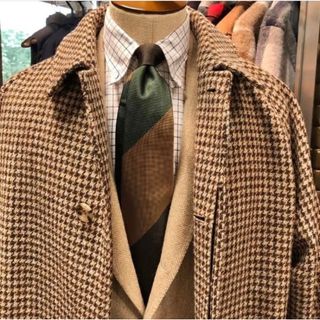 ビームスエフ(BEAMS F)のBEAMS F / HARRIS TWEED シングル ラグランスリーブ コート(ステンカラーコート)