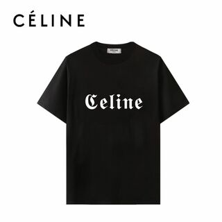 CELINE Tシャツ 黒 Mサイズ 本物 ユニセックス 芸能人愛用 BTS愛用