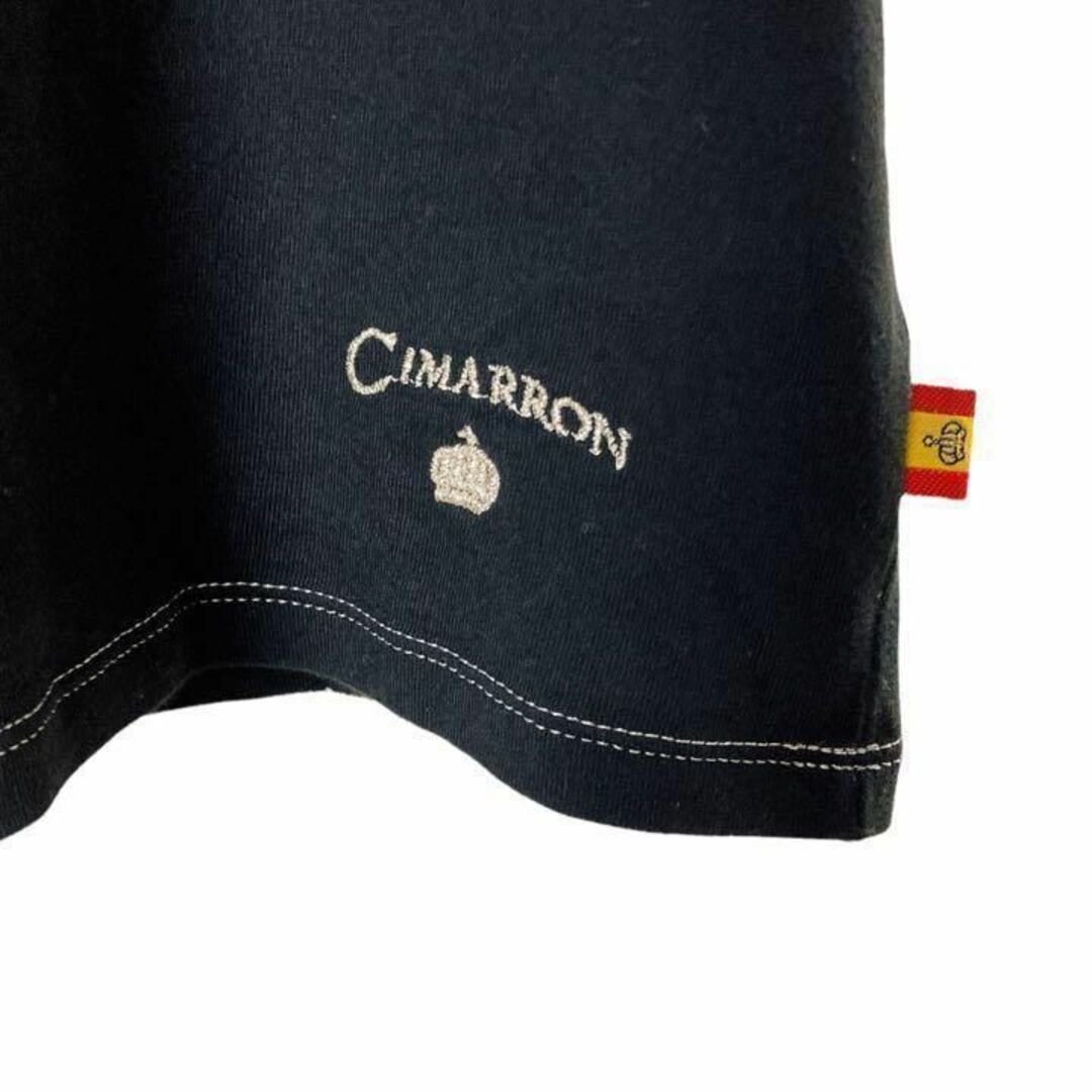 CIMARRON(シマロン)の【1978年スペイン発】　シマロン　刺繍ロゴ　半袖Tシャツ　古着　ユニセックス レディースのトップス(Tシャツ(半袖/袖なし))の商品写真