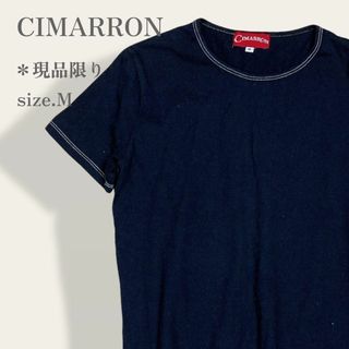 シマロン(CIMARRON)の【1978年スペイン発】　シマロン　刺繍ロゴ　半袖Tシャツ　古着　ユニセックス(Tシャツ(半袖/袖なし))