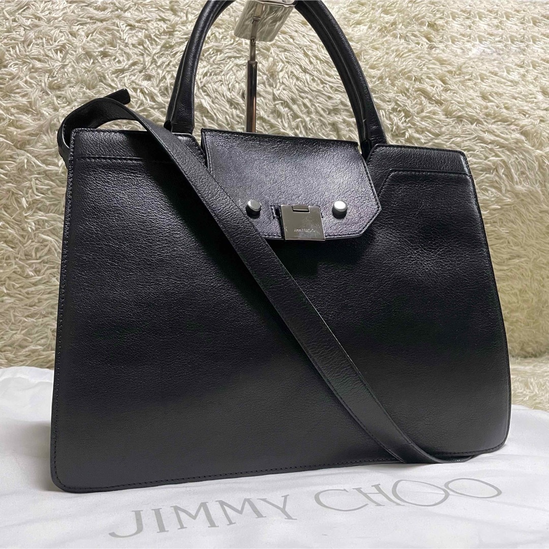 JIMMY CHOO - 【極美品】ジミーチュウ レベル 2way ハンドバッグ