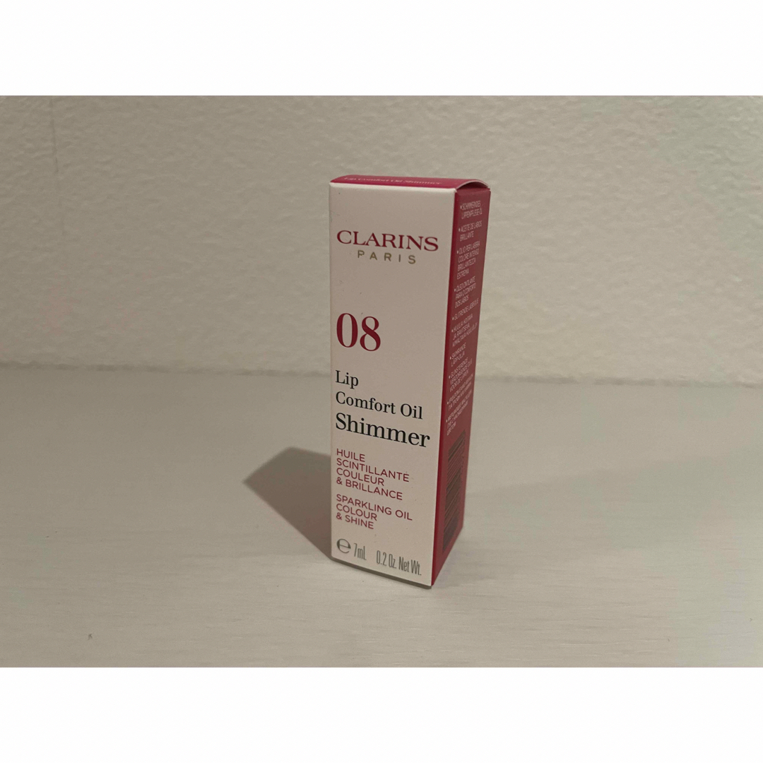 CLARINS(クラランス)の【新品・未使用】CLARINS　コンフォート　リップオイル　シマー08 コスメ/美容のベースメイク/化粧品(リップグロス)の商品写真