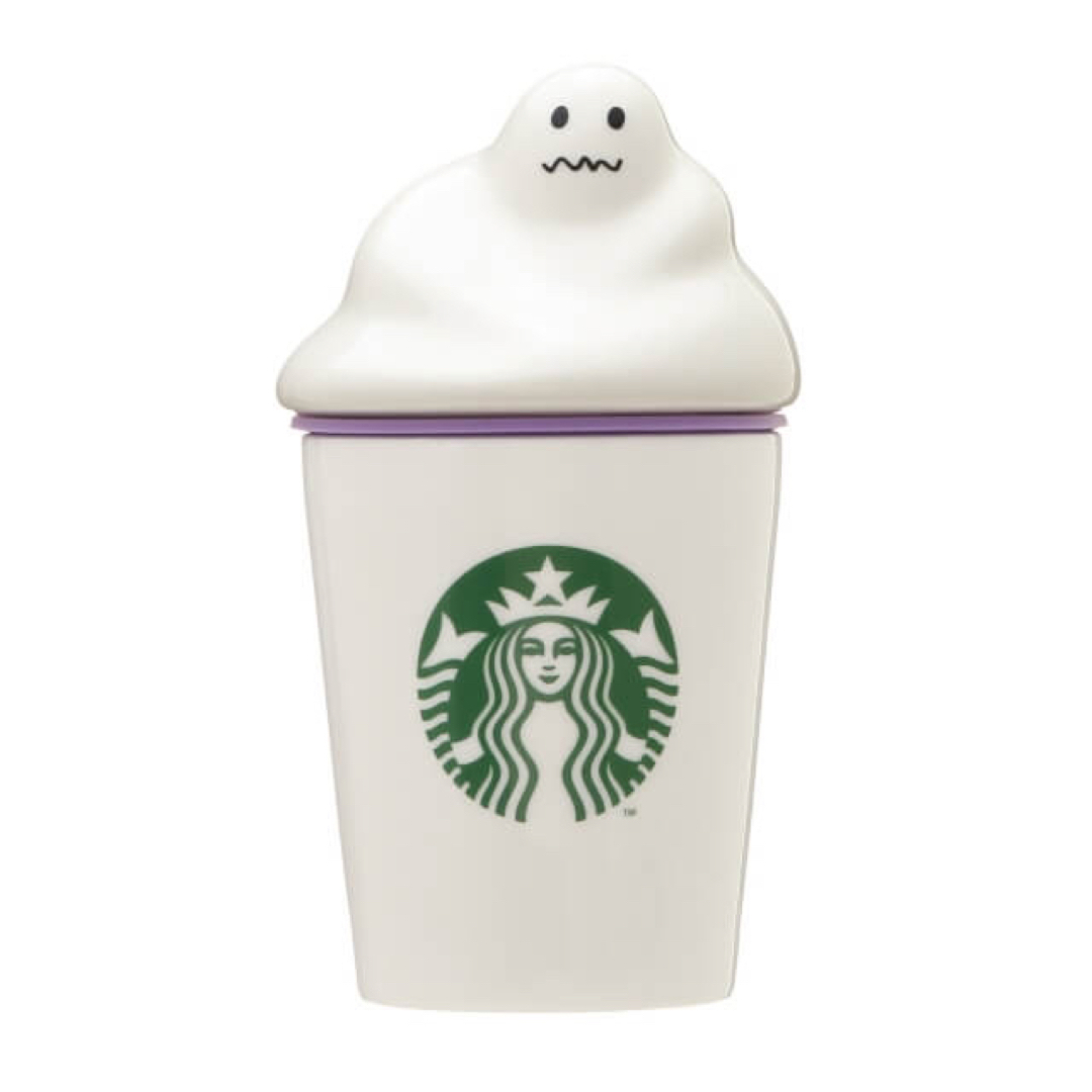 Starbucks Coffee(スターバックスコーヒー)のハロウィン2020キャニスターホイップゴースト インテリア/住まい/日用品のキッチン/食器(容器)の商品写真