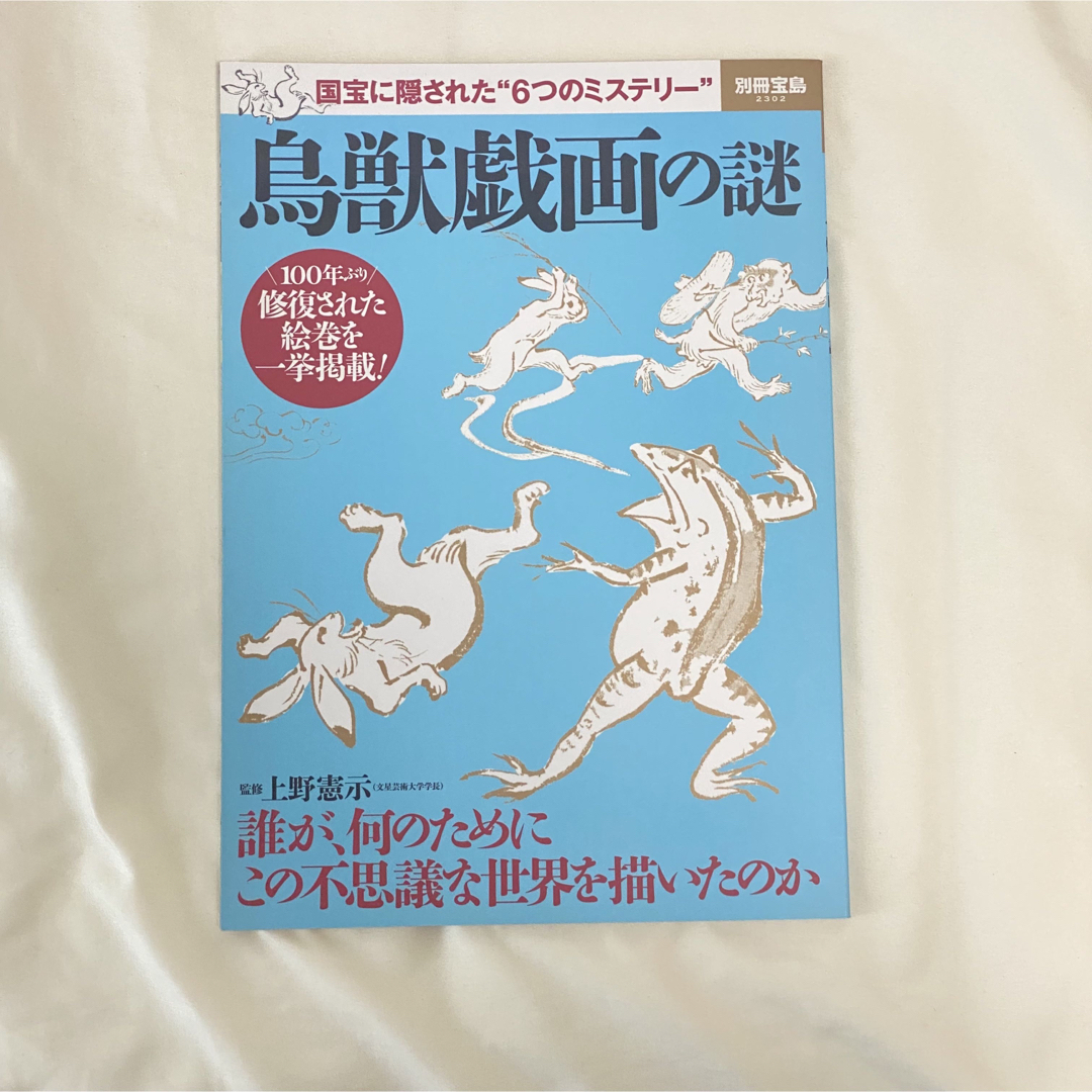 宝島社(タカラジマシャ)の鳥獣戯画の謎 国宝に隠された“６つのミステリ－” エンタメ/ホビーの本(アート/エンタメ)の商品写真