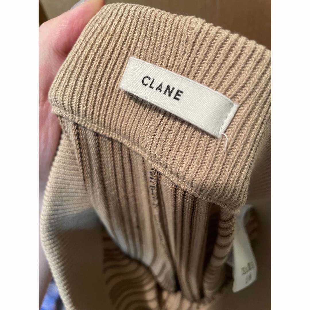 CLANE(クラネ)のclaneランダムストライプニットパンツ  レディースのパンツ(カジュアルパンツ)の商品写真