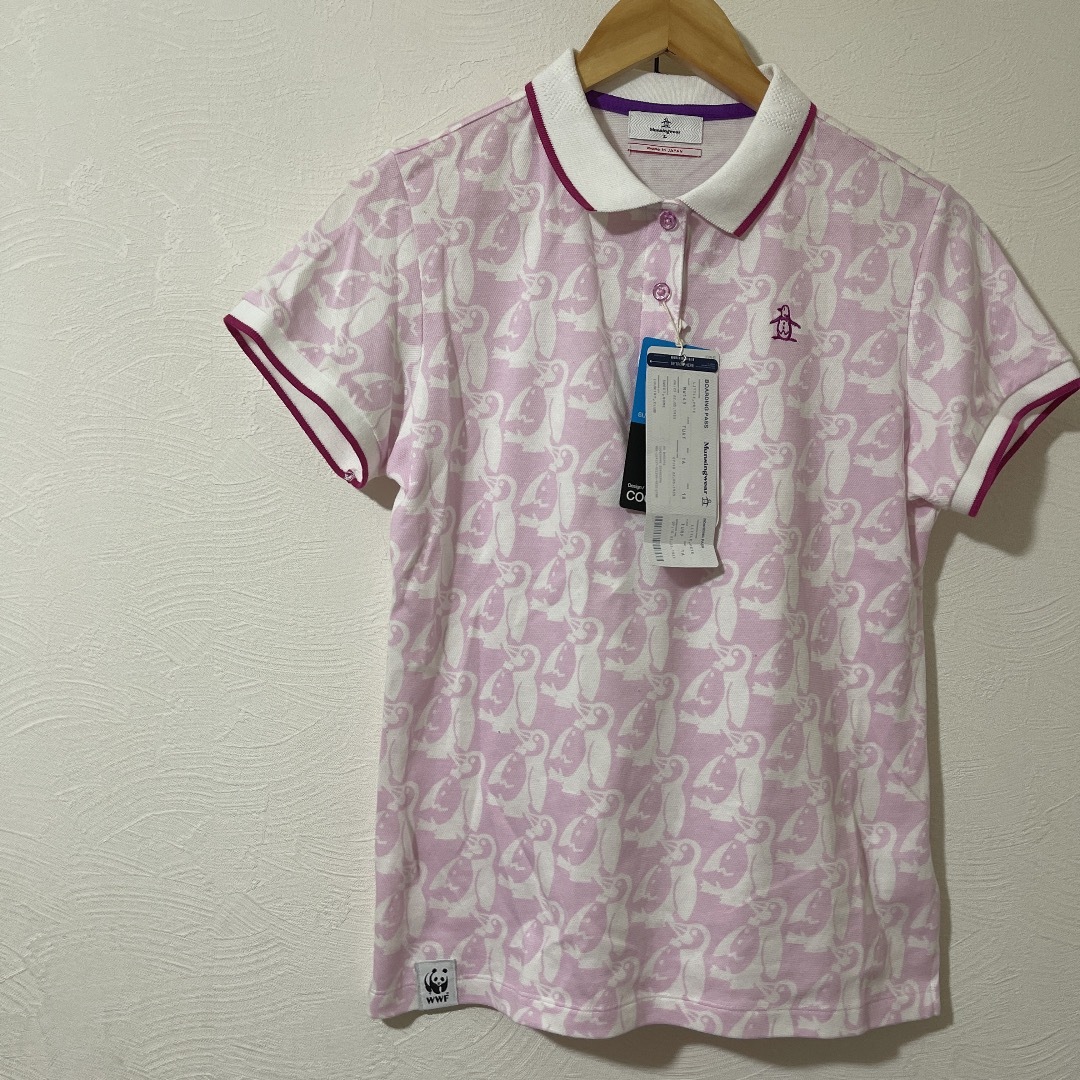 新品L Munsingwear(マンシングウェア)   半袖シャツ ポロシャツ 9