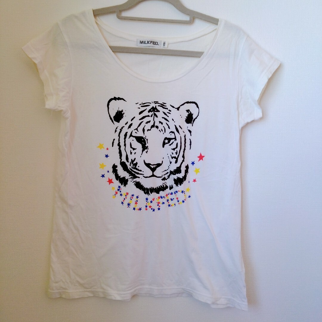 MILKFED.(ミルクフェド)のMILKFED.　タイガー　半袖　Tシャツ レディースのトップス(Tシャツ(半袖/袖なし))の商品写真
