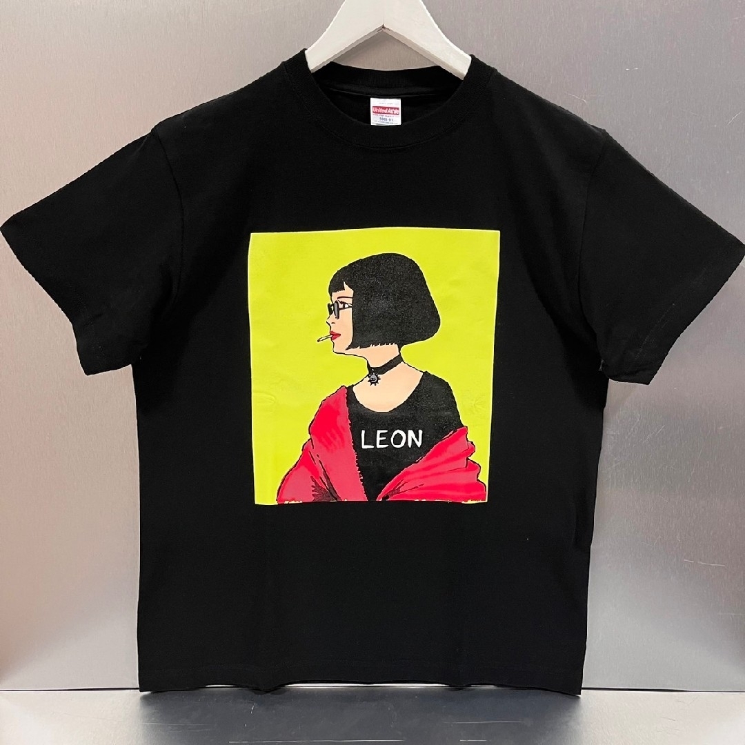 【LEON】新品 映画 レオン マチルダ エモい フォトプリント 黒 Tシャツ