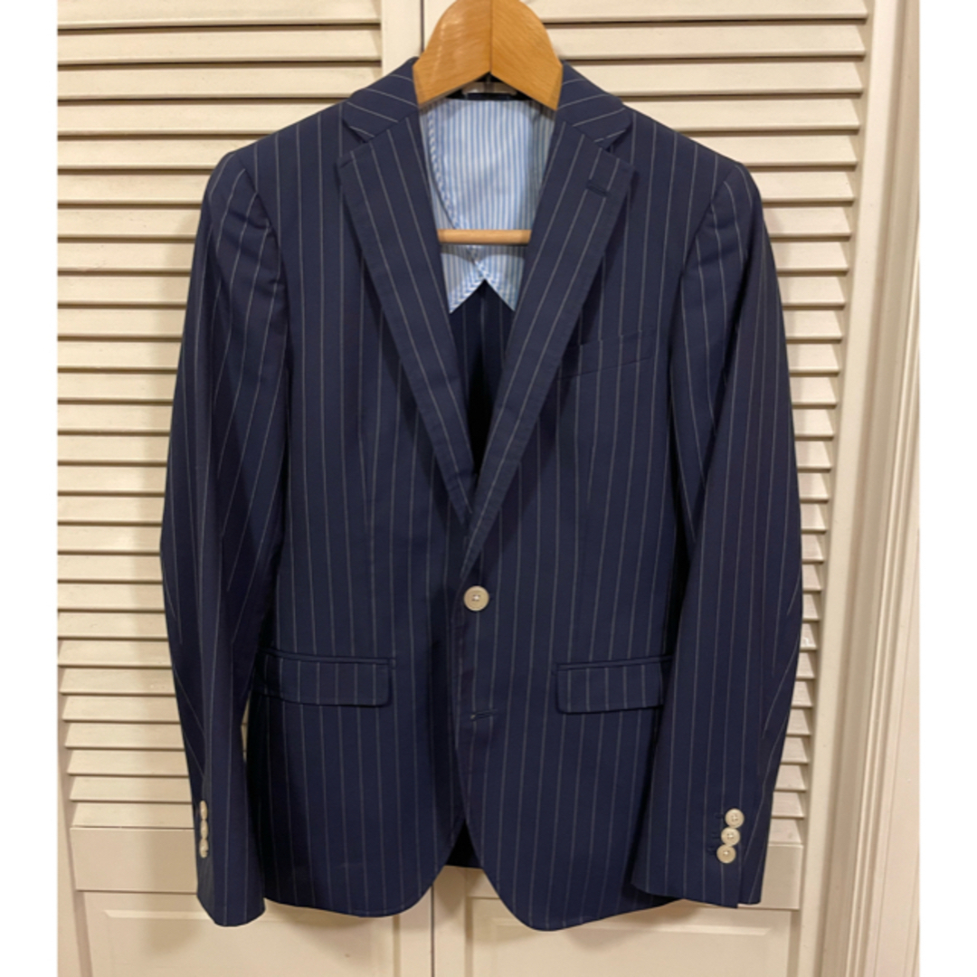 THE SUIT COMPANY - スーツセレクト ネイビーストライプスーツ THE SUIT COMPANY - スーツセレクト ネイビーストライプスーツ