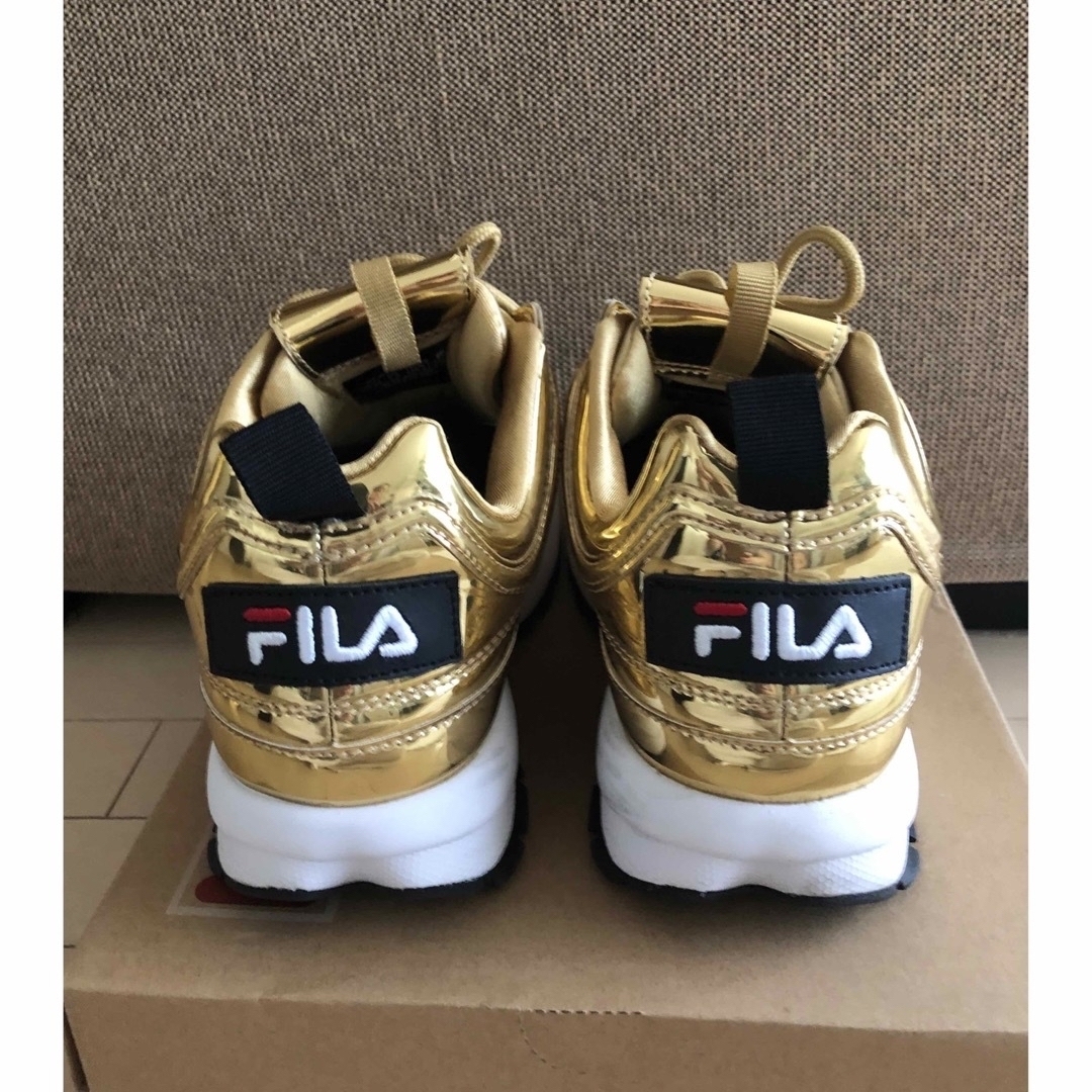 FILA(フィラ)の【used】FILA    スニーカー25.0cm   ゴールド レディースの靴/シューズ(スニーカー)の商品写真