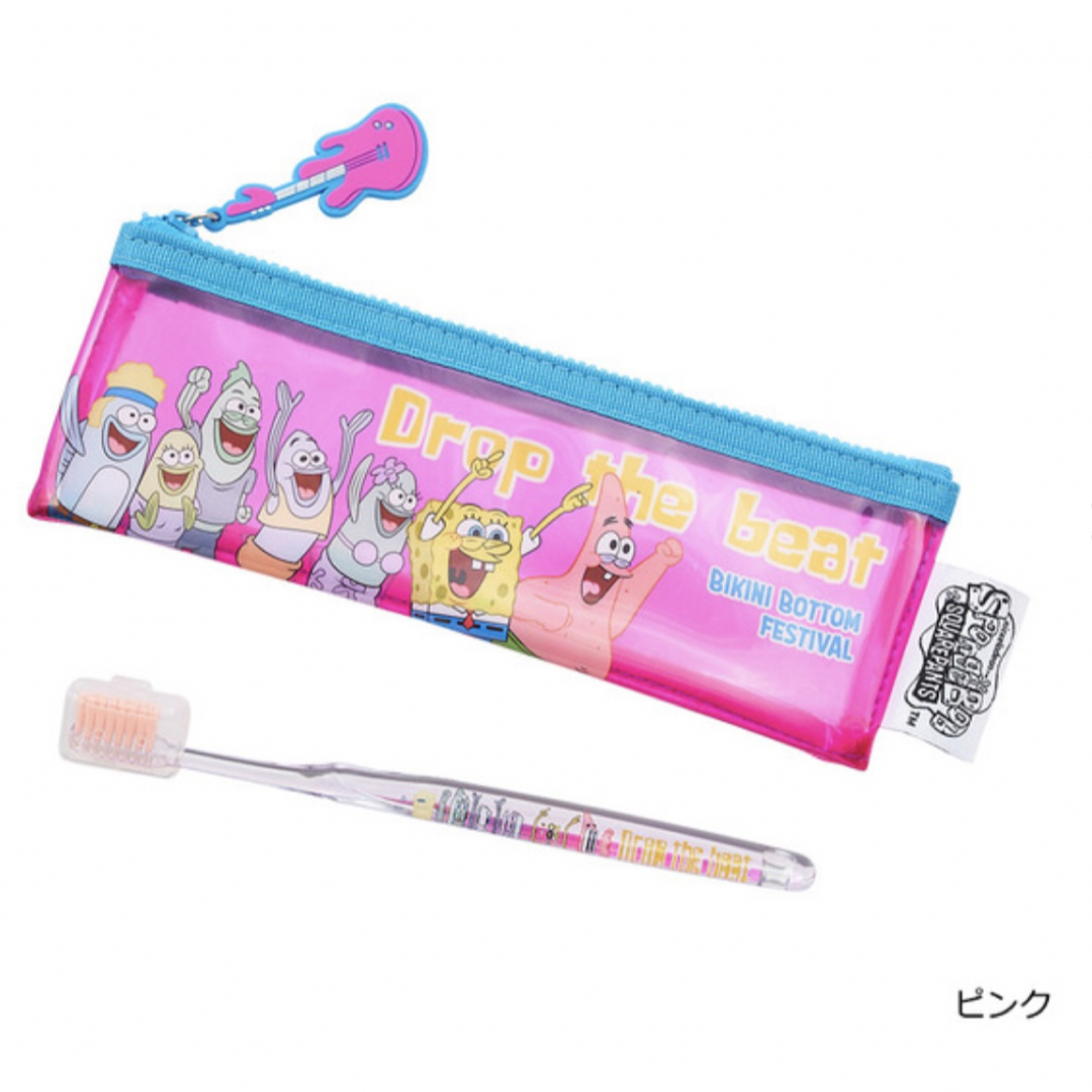 お値下げ可能☆スポンジボブ☆歯ブラシセット☆ピンクの通販 by amo