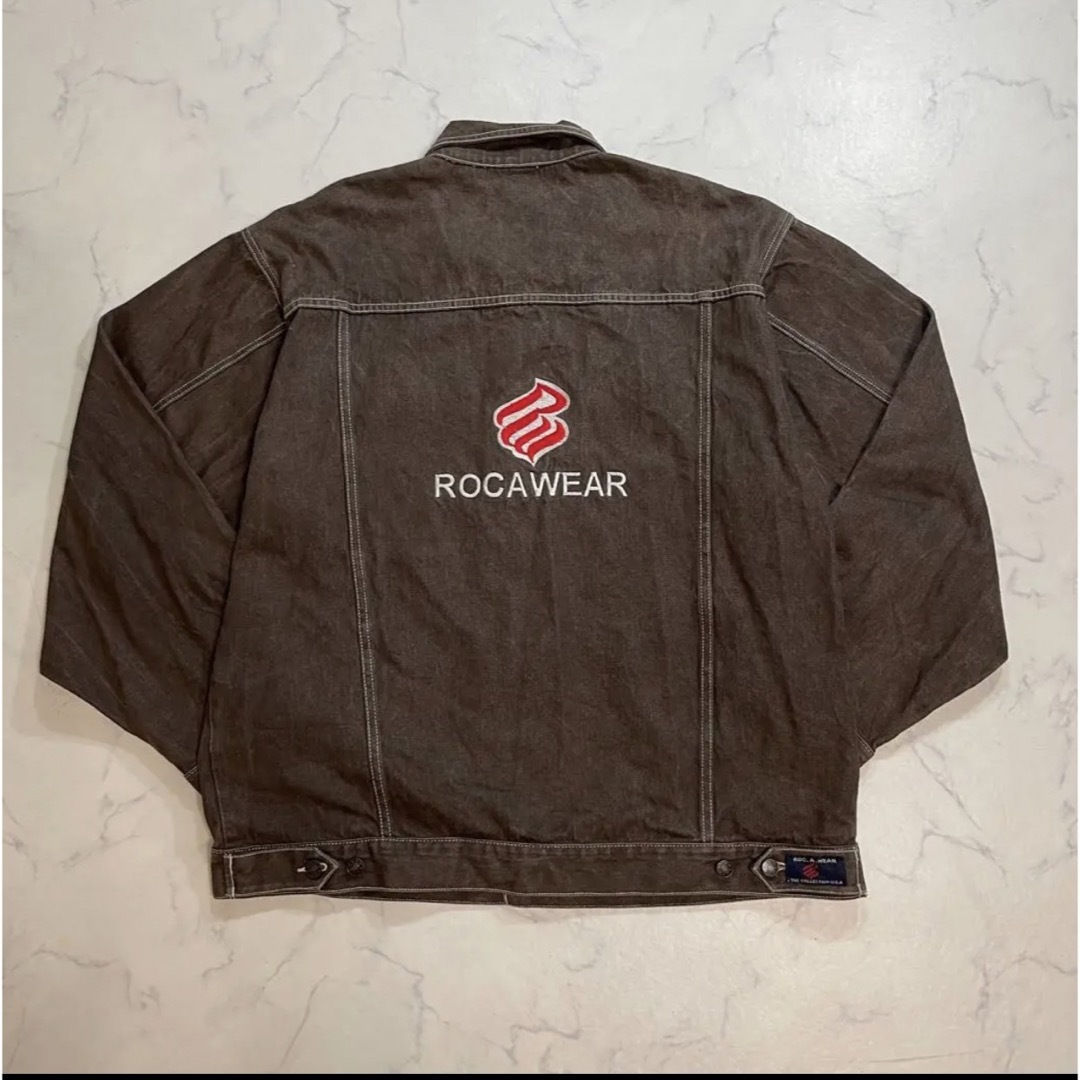 Rocawear - 90s ROCAWEAR ロカウェア デニムジャケット ストリート