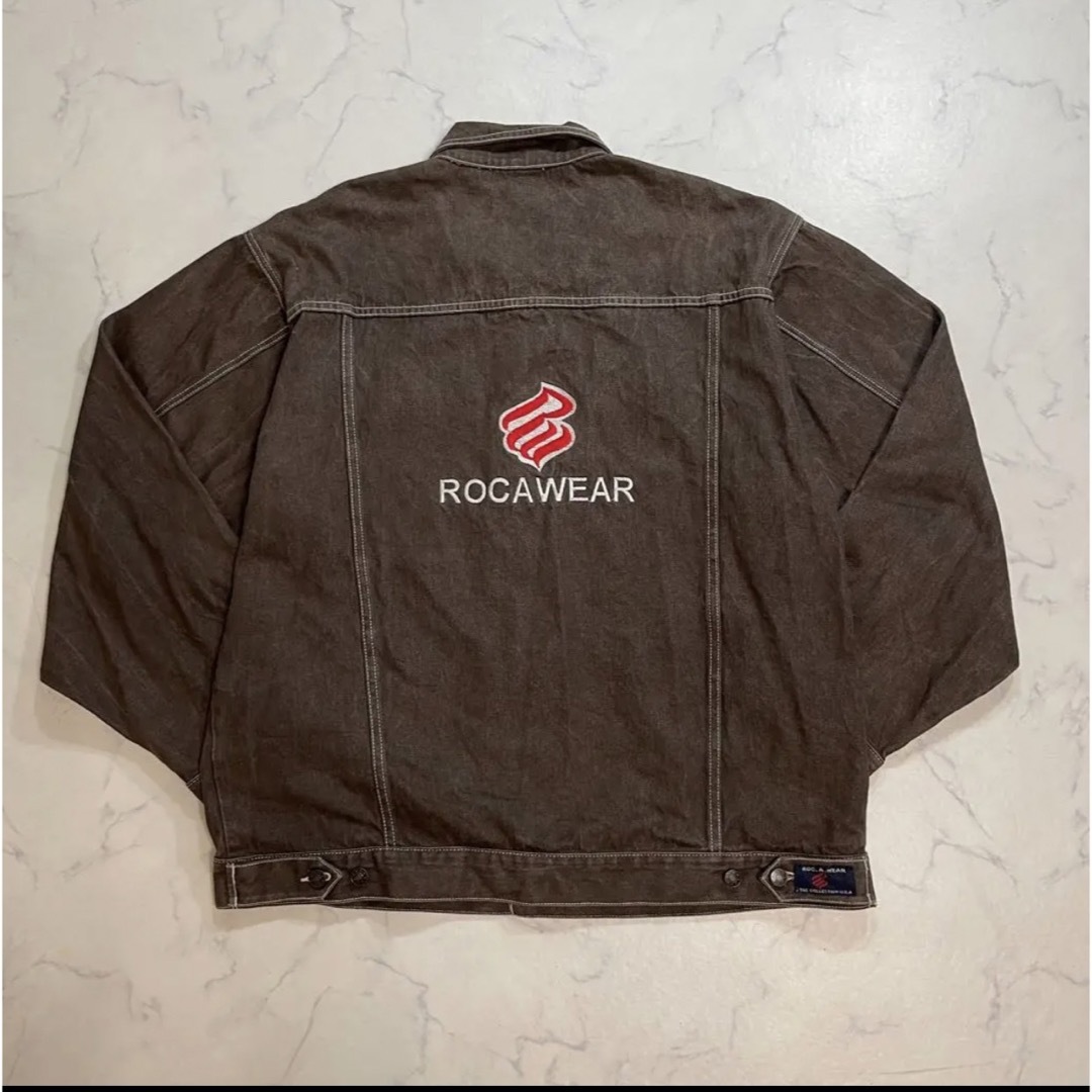 90s ROCAWEAR ロカウェア デニムジャケット ストリート 古着