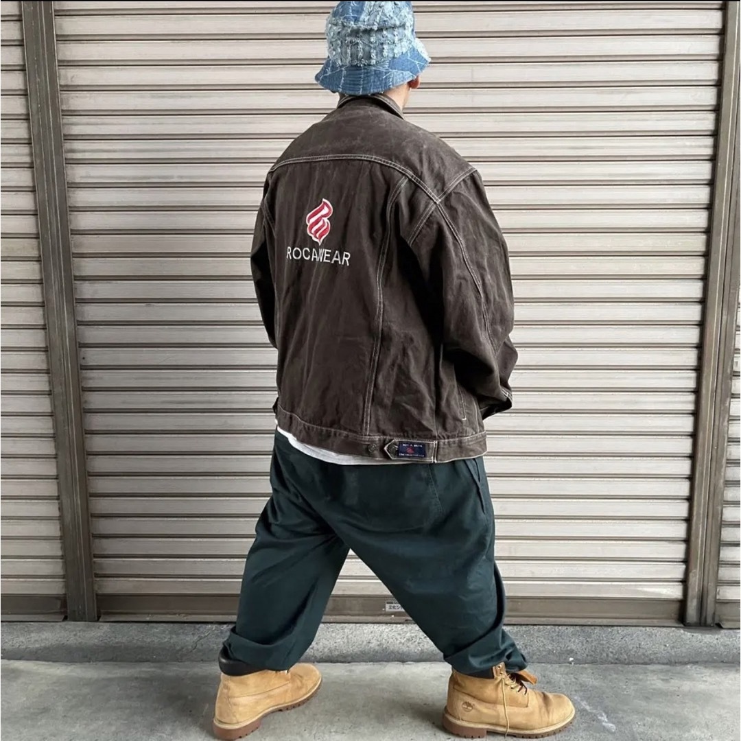 美品 ROCA WEAR ロカウェア セットアップ(上下)90s ブラック