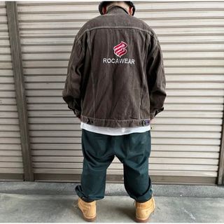 90s ROCAWEAR ロカウェア デニムジャケット ストリート 古着