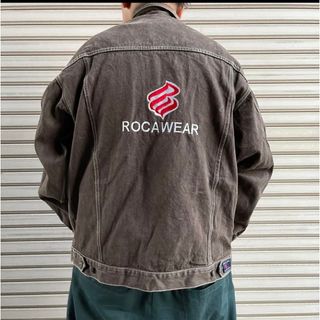 90s ROCAWEAR ロカウェア デニムジャケット ストリート 古着-