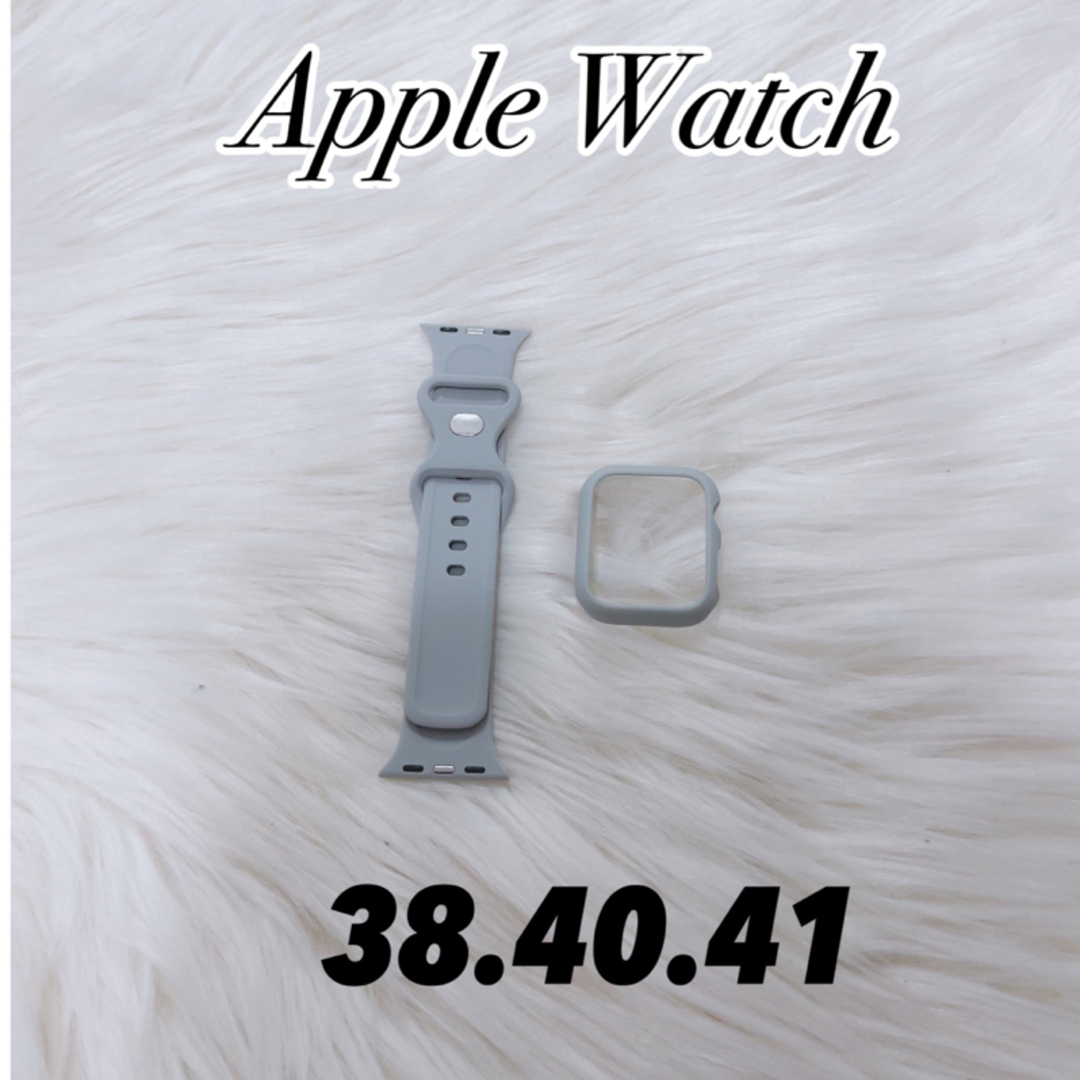 Apple Watch(アップルウォッチ)のアップルウォッチ用　スポーツバンド　グレー レディースのファッション小物(腕時計)の商品写真