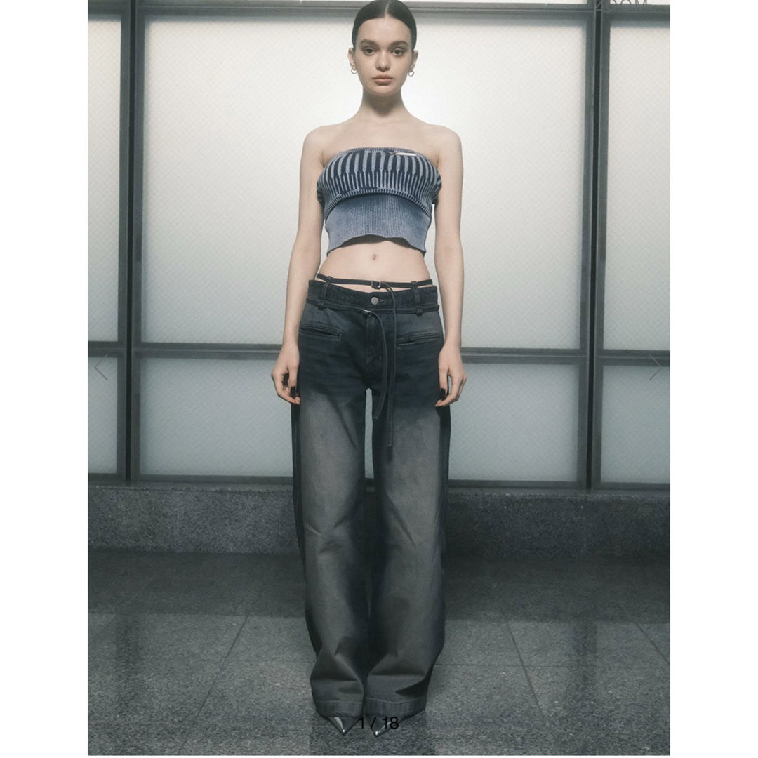 melt the lady  wide low waist pants