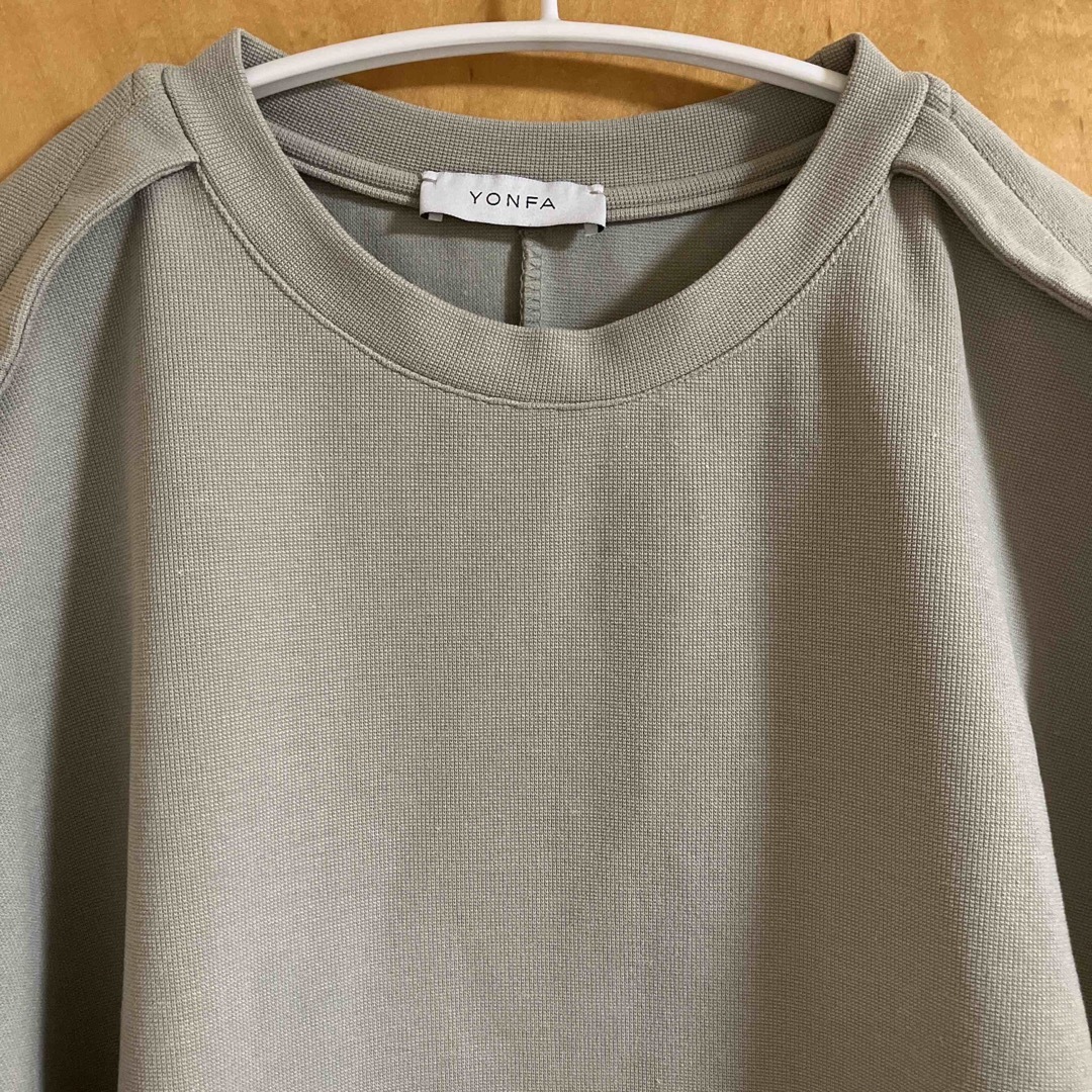 ヨンファ美品 23SS YONFA チューリップスリーブティー mint - Tシャツ