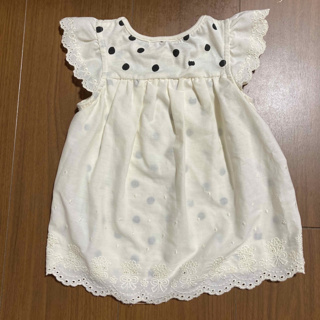 半袖　トップス　100 2着 キッズ/ベビー/マタニティのキッズ服女の子用(90cm~)(Tシャツ/カットソー)の商品写真