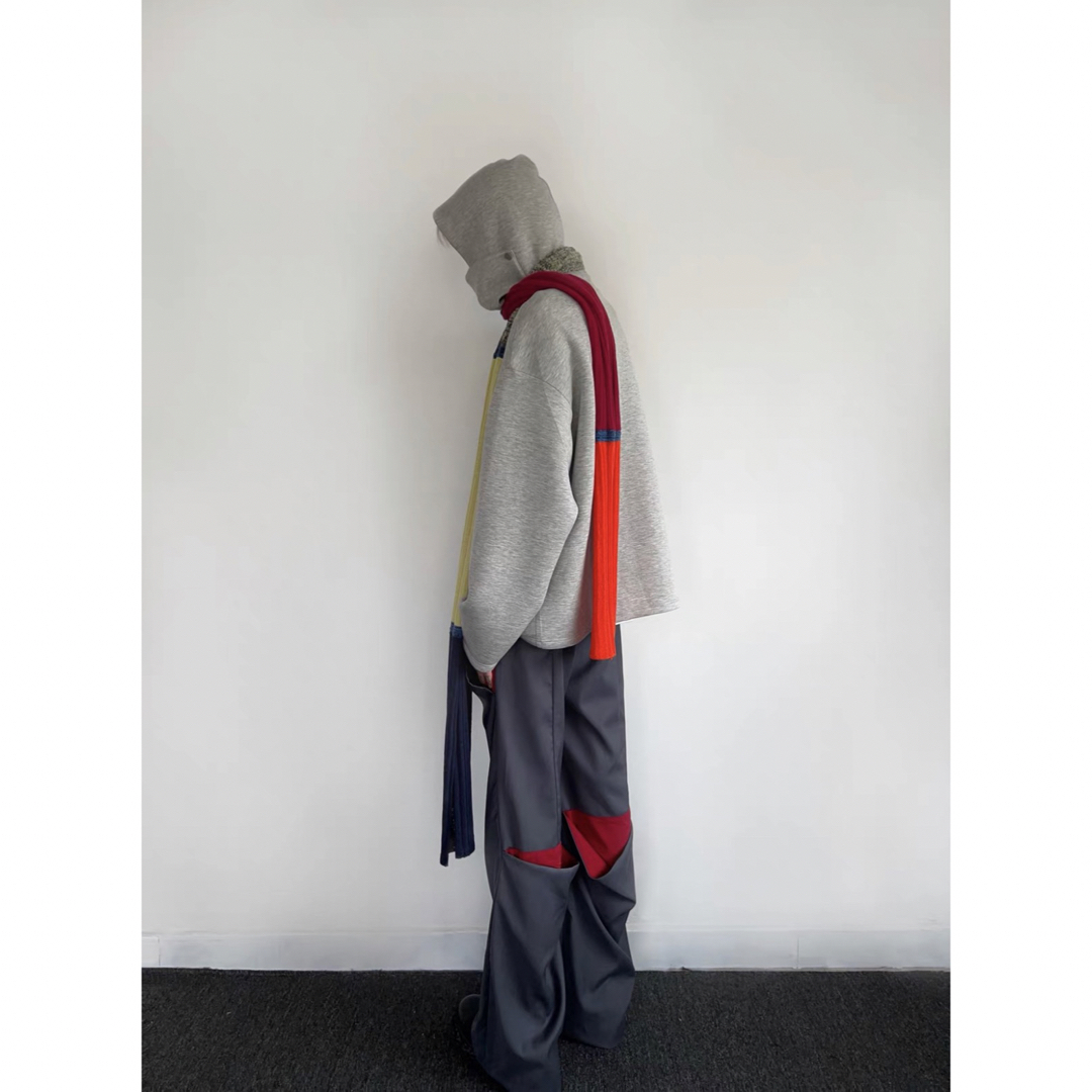 KIKO KOSTADINOV - THE 597c カラーデザインパッチワークパンツ KIKO KOSTADINOV - THE 597c カラーデザインパッチワークパンツ