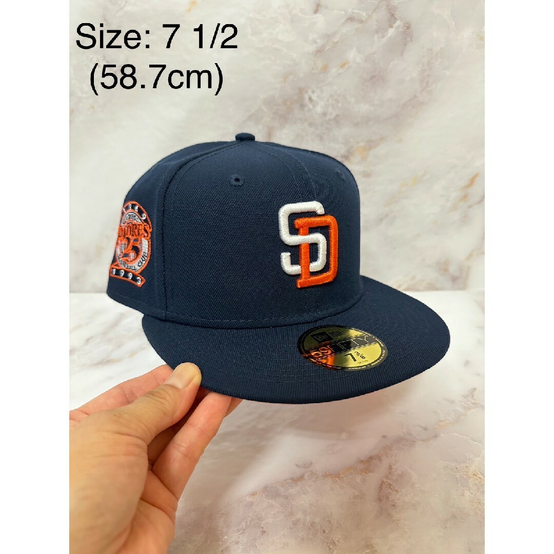 Newera 59fifty サンディエゴパドレス 25thアニバーサリー