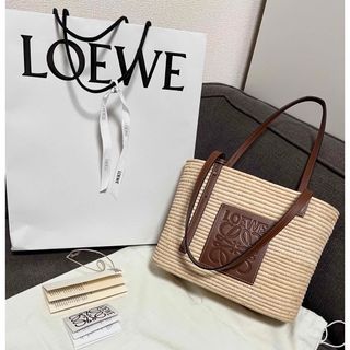 ロエベ(LOEWE)のロエベ　スクエア バスケットバッグ スモール (かごバッグ/ストローバッグ)