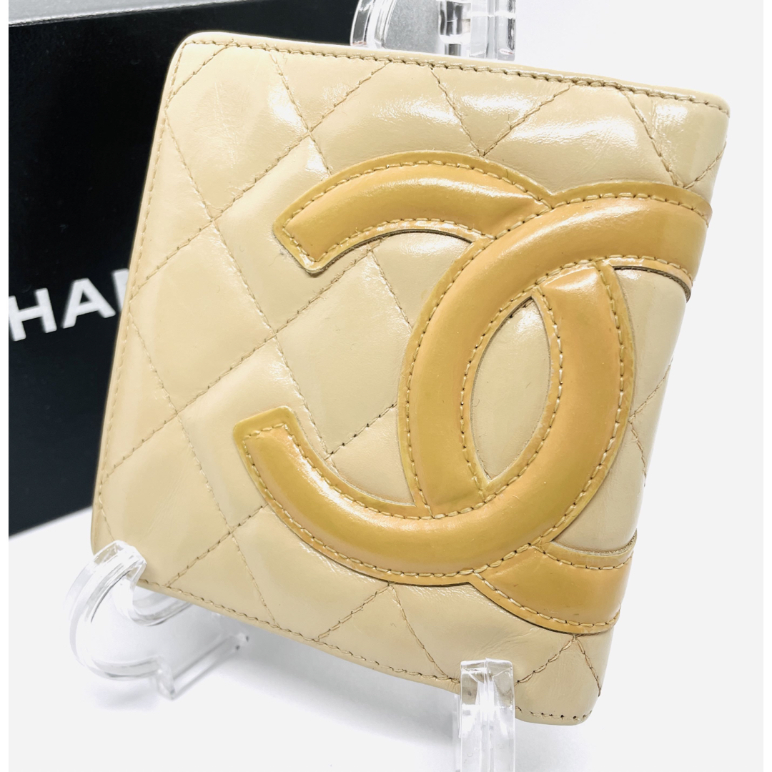 CHANEL(シャネル)のくまさん用❗️美品❗️シャネル　カンボンライン　2つ折財布　ガマ口 レディースのファッション小物(財布)の商品写真