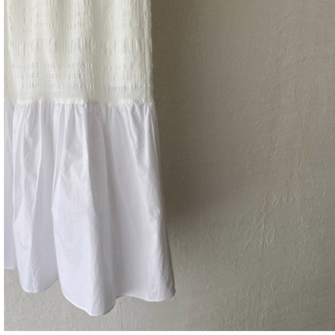 【新品】HOWDY. docking skirt(white) 3