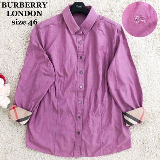 BURBERRY - 美品 大きいサイズ3XL バーバリーロンドン シャツ ノバ ...