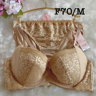 アモスタイル(AMO'S STYLE)のF70/M◆トリンプ◆きゅっと寄せブラ デイジーレース◆ブラ＆ショーツセット(ブラ&ショーツセット)