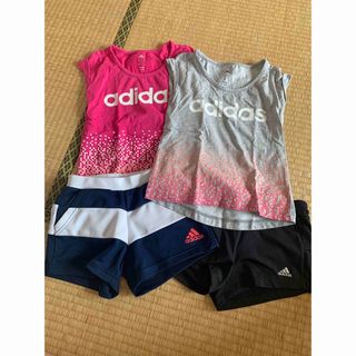 adidas Tシャツ2点、パンツ2点セット(Tシャツ/カットソー)