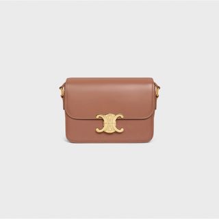 セリーヌ(celine)の新品 CELINE セリーヌ ティーン トリオンフ ショルダーバッグ ブロンズ(ショルダーバッグ)