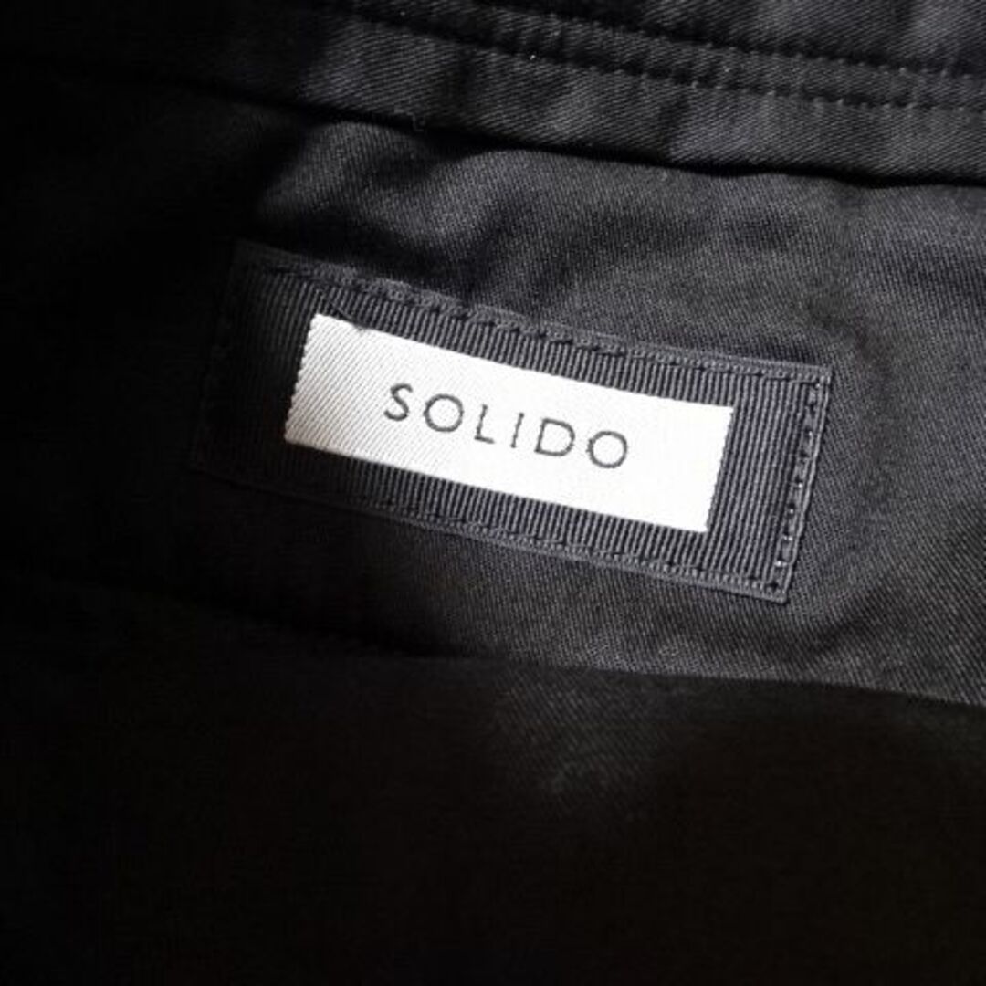 SOLIDO(ソリード)の新品(定価25300)SOLIDO ソリード・スラブポンチ ジャージスラックス メンズのパンツ(スラックス)の商品写真