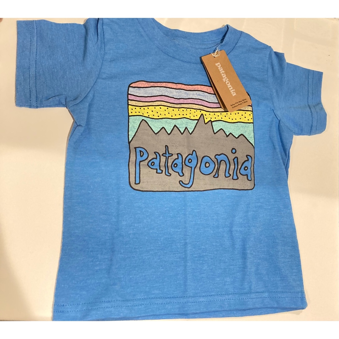 patagonia(パタゴニア)のパタゴニア　キッズ　tシャツ6〜12M キッズ/ベビー/マタニティのベビー服(~85cm)(Ｔシャツ)の商品写真