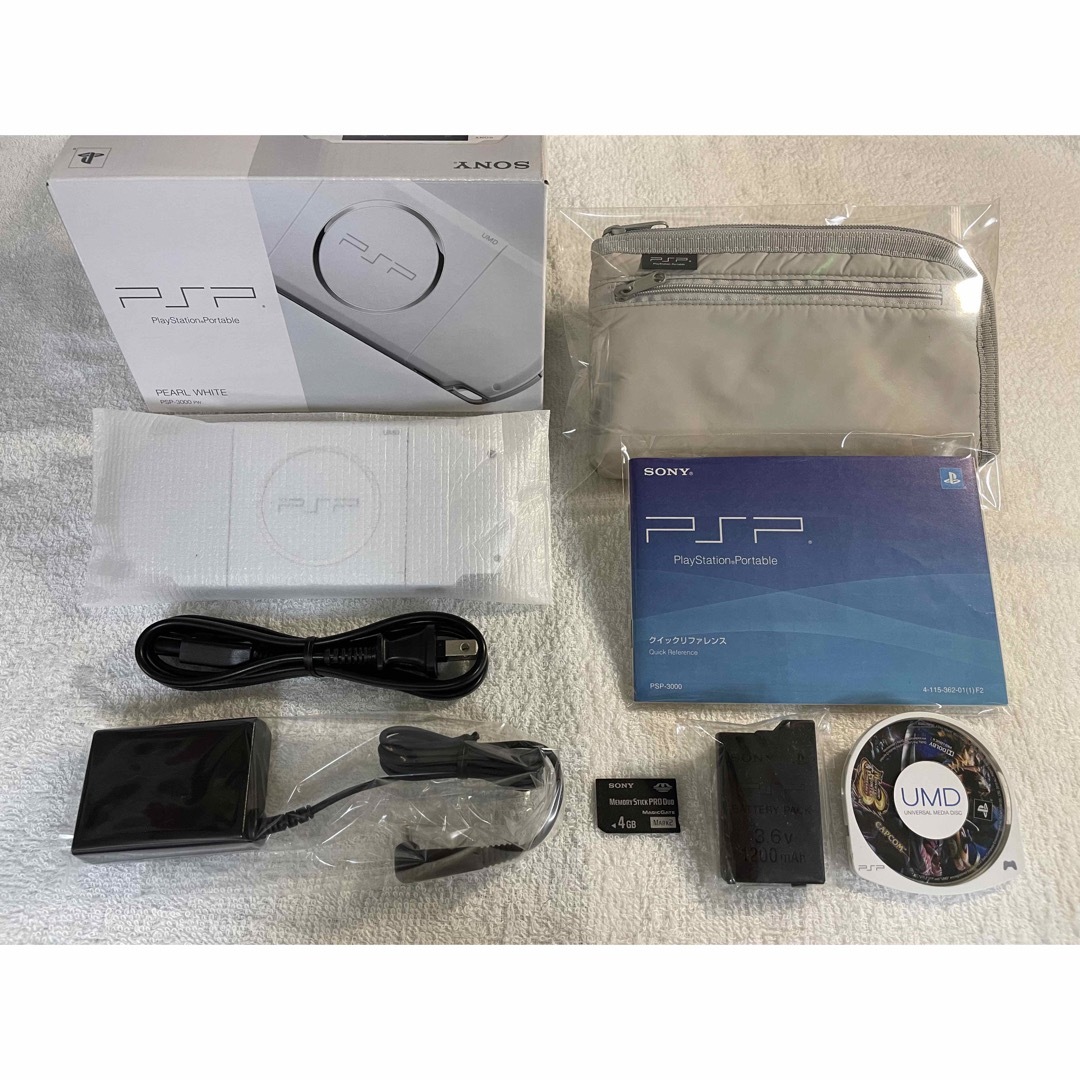 ☆新品同様☆ PSP-3000 パールホワイト ☆新品同様☆ PSP-3000 パールホワイト