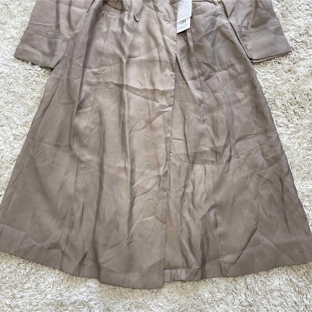 GYDA 新品✨ジェイダ GYDA シアートレンチコート ベージュ ロングの通販 by Ri-☆ shop|ジェイダならラクマ 新品✨ジェイダ GYDA シアートレンチコート ベージュ ロング