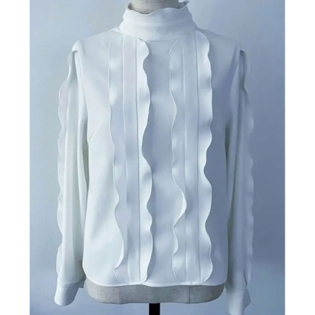 sheller シェリエ eleganceフリルブラウス | www.innoveering.net