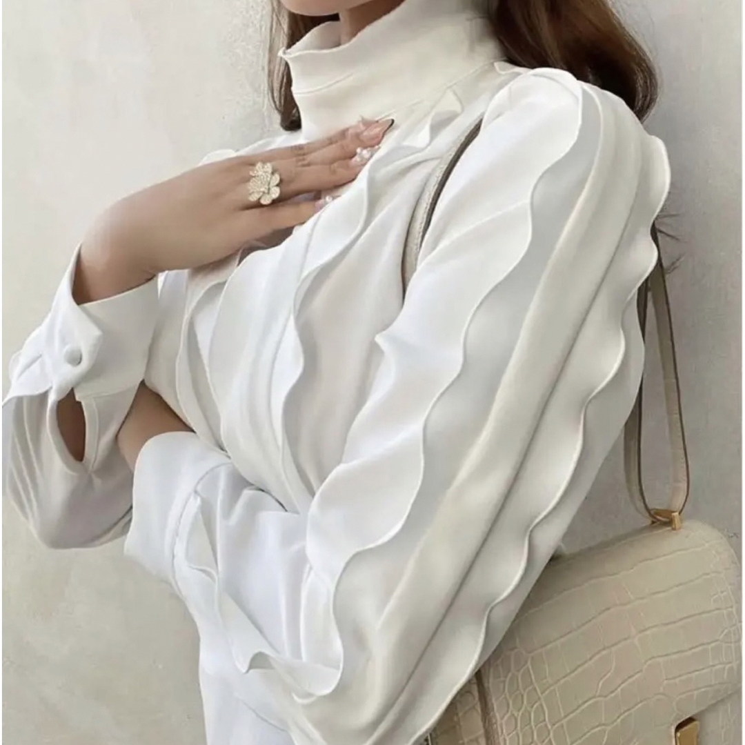sheller シェリエ eleganceフリルブラウス | www.innoveering.net