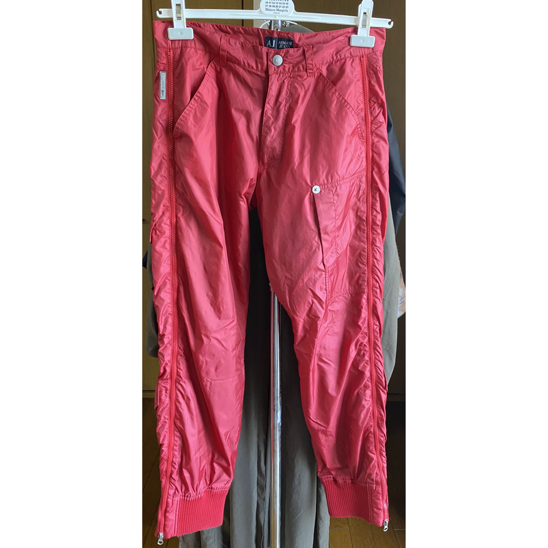 ARMANI JEANS Nylon Side Zip Flight Pants