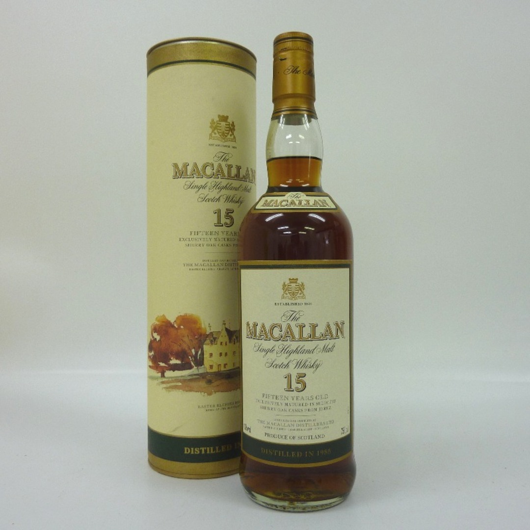 ウイスキー未開封☆MACALLAN【マッカラン】 15年 750ml | kensysgas.com