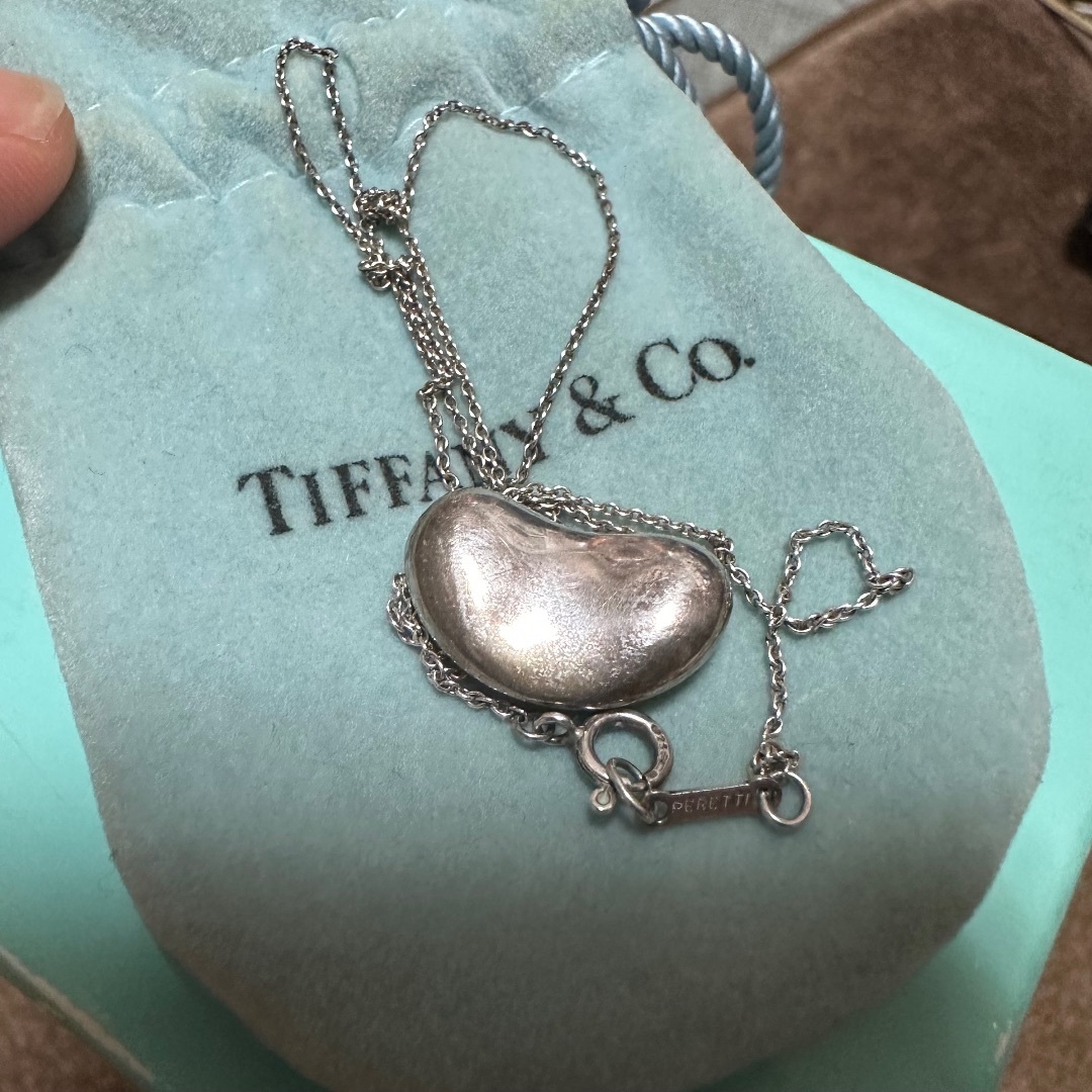 【美品】TIFFANY\u0026Co. ビーンネックレス