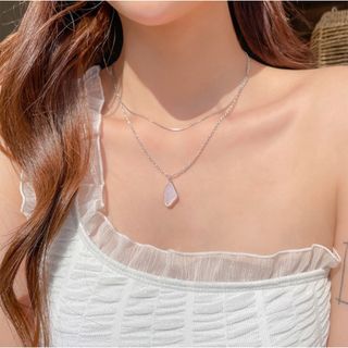 ディーホリック(dholic)の【新品・未使用】Chuu マーブル2ストラップ nacklace(ネックレス)