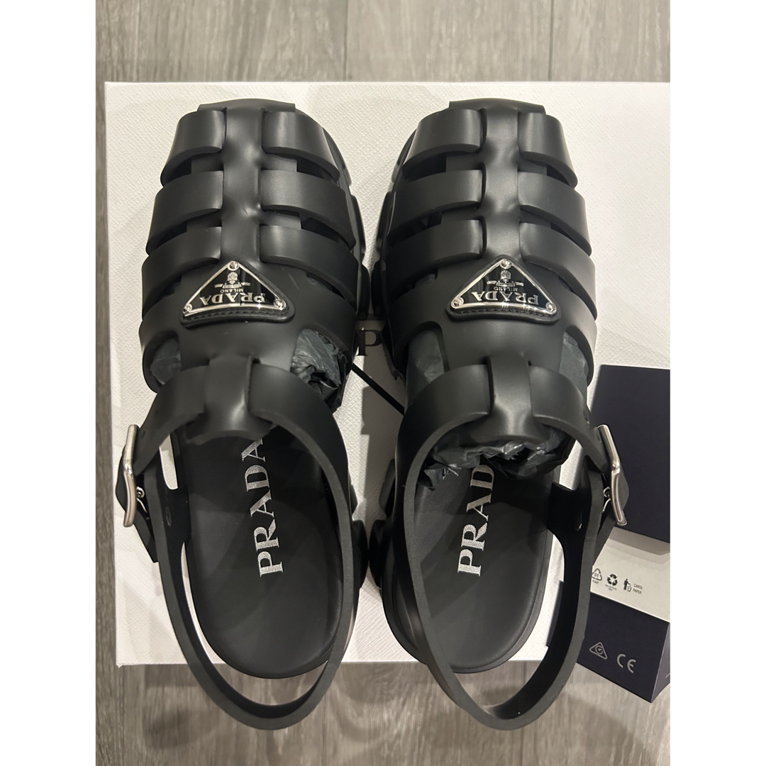 【美品】PRADA プラダ フォームラバーサンダル 36