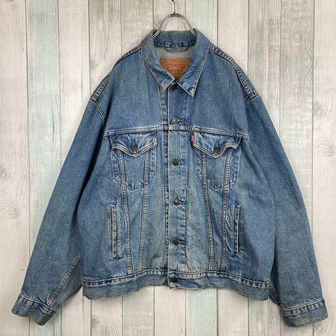 Levi's - 古着 リーバイス デニムジャケット Gジャン ゆるだぼ XLの