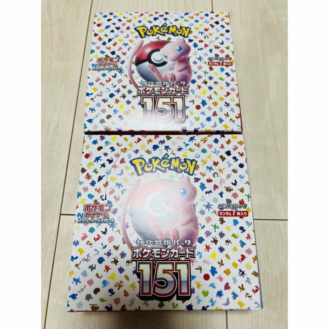 ポケモンカードゲーム 151 2BOX 新品シュリンクなし ペリペリ付き