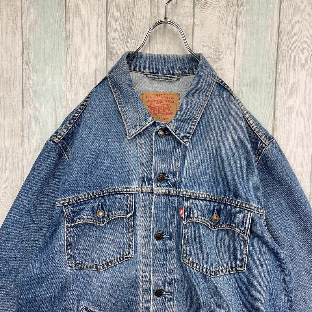Levi's - 古着 リーバイス デニムジャケット Gジャン ゆるだぼ XLの