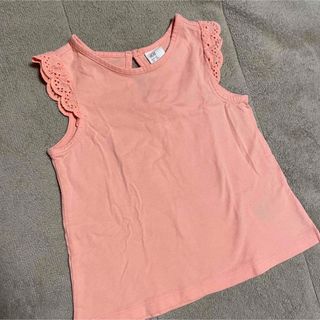 エイチアンドエム(H&M)のH&M フリルタンクトップ キャミ 女の子 ベビー キッズ シンプル 女の子(シャツ/カットソー)