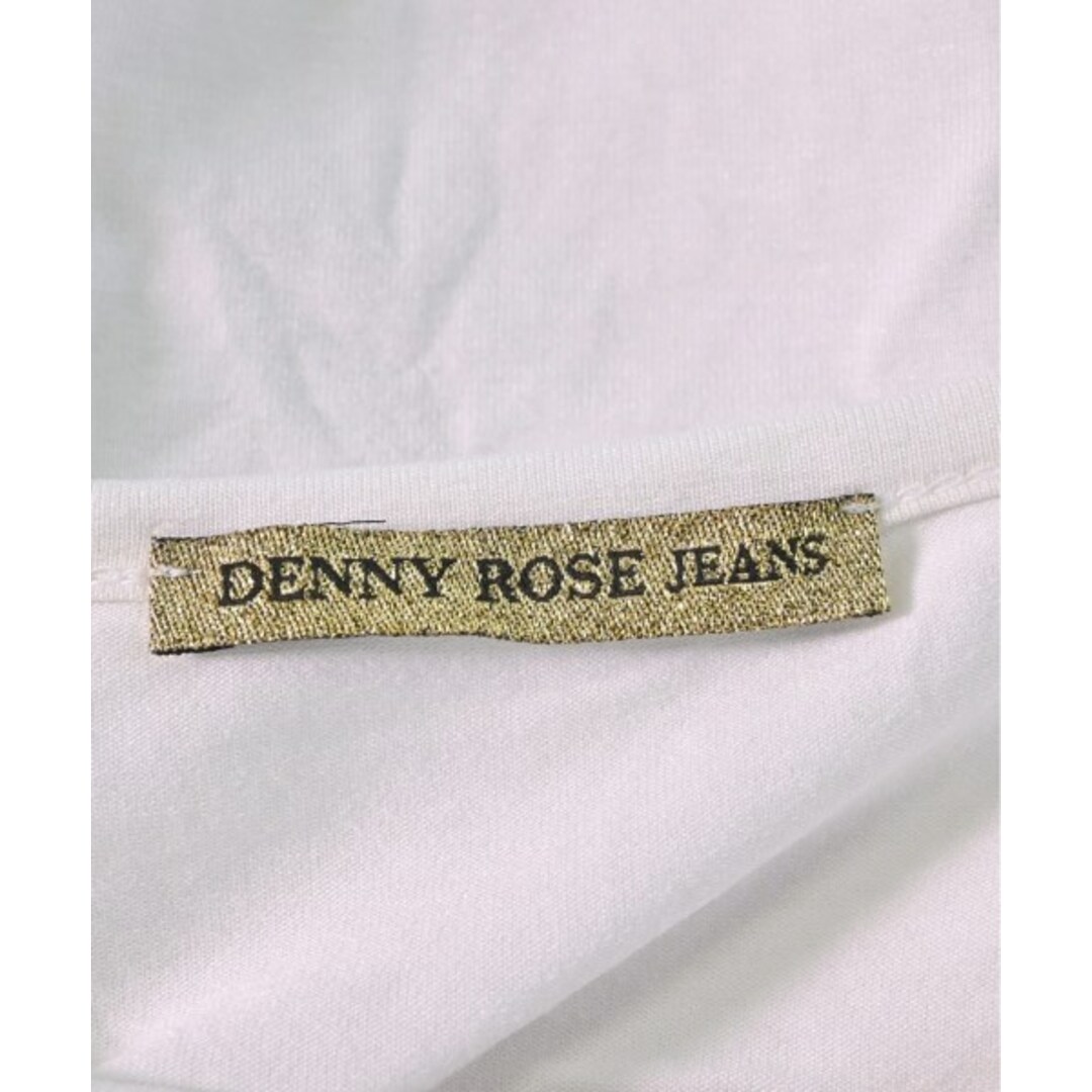 DENNYROSE(デニーローズ)のDENNY ROSE Tシャツ・カットソー S オフホワイトx黒(星柄) 【古着】【中古】 レディースのトップス(カットソー(半袖/袖なし))の商品写真