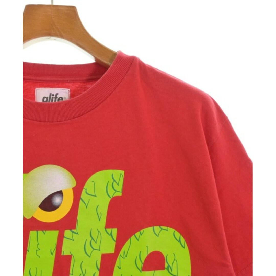 ALIFE(エーライフ)のalife エーライフ Tシャツ・カットソー M 赤 【古着】【中古】 メンズのトップス(Tシャツ/カットソー(半袖/袖なし))の商品写真